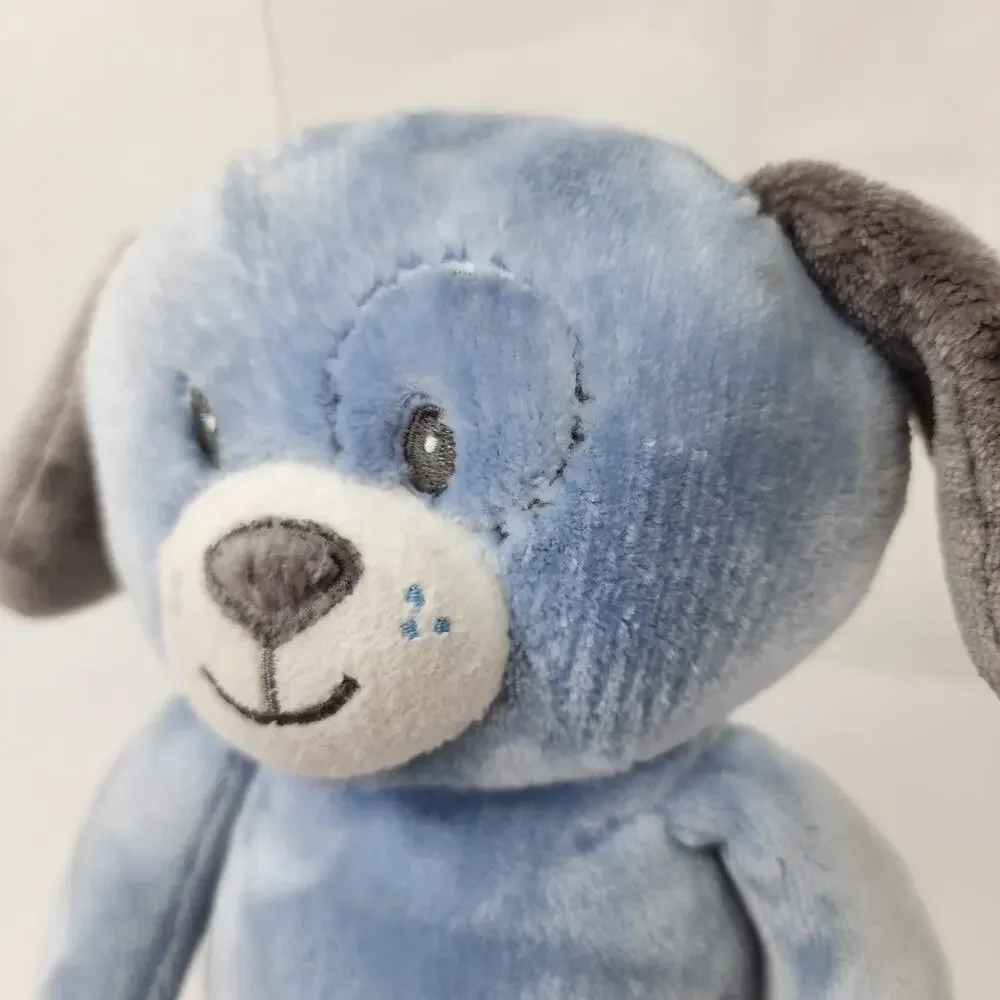 Costco Little Miracles Plush Puppy Dog Lovey Blue Gray 13